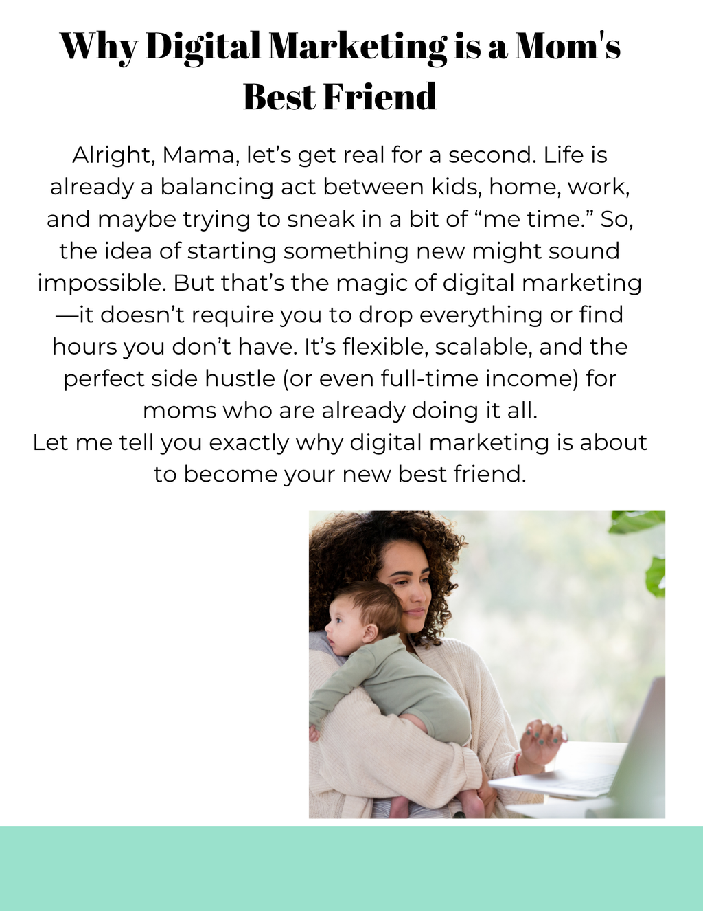 Mompreneur Mastery: The Ultimate Guide to Building a Profitable Business While Raising a Family