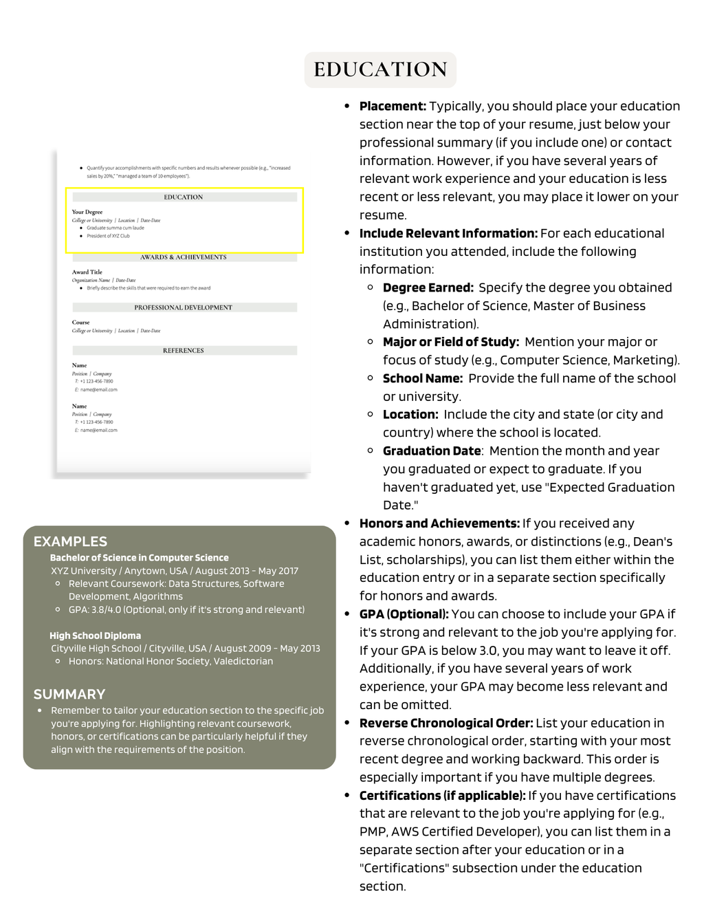 Resume Writing Guide: Create a Job Winning Resume That Gets Interviews